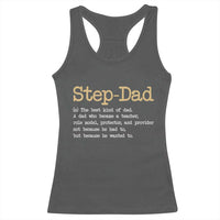 Stepdad Gifts Racerback Tank Top Step Dad Definition Bonus Dad Fathers Day