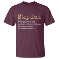 Stepdad Gifts T Shirt Step Dad Definition Bonus Dad Fathers Day