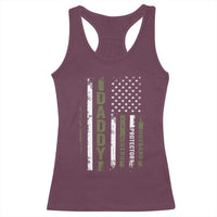 Daddy Husband Protector Hero Racerback Tank Top Fathers Day Vintage American Flag