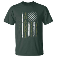 Daddy Husband Protector Hero T Shirt Fathers Day Vintage American Flag