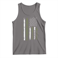 Daddy Husband Protector Hero Tank Top Fathers Day Vintage American Flag