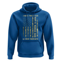 Funny Stepdad Hoodie I Have Two Titles Dad And Bonus Dad Camo American Flag