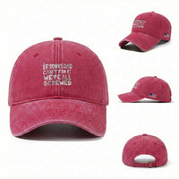 Funny Stepdad Gifts Washed Cotton Baseball Cap If Bonus Dad Cant Fix It Stepfather Fathers Day