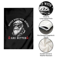 Bonus Dad Gifts Garden Flag Retro Bigfoot Stepdad With Beards Are Better