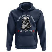 Bonus Dad Gifts Hoodie Retro Bigfoot Stepdad With Beards Are Better