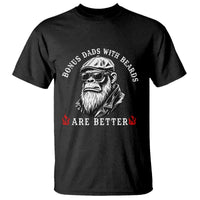 Bonus Dad Gifts T Shirt Retro Bigfoot Stepdad With Beards Are Better