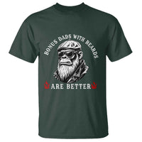 Bonus Dad Gifts T Shirt Retro Bigfoot Stepdad With Beards Are Better