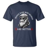 Bonus Dad Gifts T Shirt Retro Bigfoot Stepdad With Beards Are Better