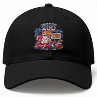 Christmas In July 250 Years 1776 2026 Patriotic Santa Flamingo Float Summer Xmas Baseball Cap