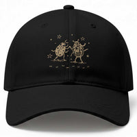 Dancing Lady Bugs Happy Little Insects Nature Lovers Baseball Cap