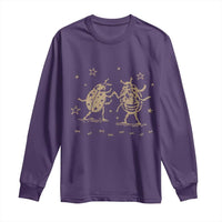 Dancing Lady Bugs Happy Little Insects Nature Lovers Long Sleeve Shirt