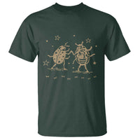 Dancing Lady Bugs Happy Little Insects Nature Lovers T Shirt