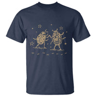 Dancing Lady Bugs Happy Little Insects Nature Lovers T Shirt