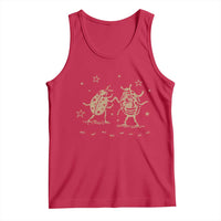 Dancing Lady Bugs Happy Little Insects Nature Lovers Tank Top