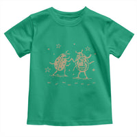 Dancing Lady Bugs Happy Little Insects Nature Lovers Toddler T Shirt