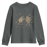 Dancing Lady Bugs Happy Little Insects Nature Lovers Youth Sweatshirt