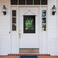 Funny Alien Cat Meme Retro Y2K Vintage Space Kitty Garden Flag