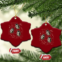 Cute Ladybug Y2k Grunge 2000s Alt 90s Vintage Star Dots Teen Ceramic Ornament