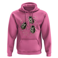 Cute Ladybug Y2k Grunge 2000s Alt 90s Vintage Star Dots Teen Hoodie