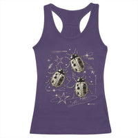 Cute Ladybug y2k Grunge 2000s Alt 90s Vintage Star Dots Teen Racerback Tank Top