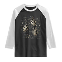 Cute Ladybug Y2k Grunge 2000s Alt 90s Vintage Star Dots Teen Raglan Shirt