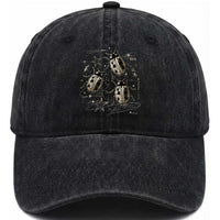 Cute Ladybug Y2k Grunge 2000s Alt 90s Vintage Star Dots Teen Washed Cotton Baseball Cap