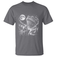 Frog Moon T Shirt Vintage 90s Frog Howling to Moon Parody Meme