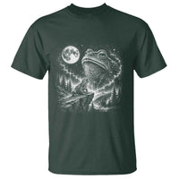 Frog Moon T Shirt Vintage 90s Frog Howling to Moon Parody Meme