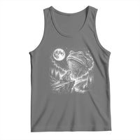Frog Moon Tank Top Vintage 90s Frog Howling to Moon Parody Meme