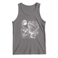Frog Moon Tank Top Vintage 90s Frog Howling to Moon Parody Meme
