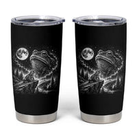 Frog Moon Tumbler Cup Vintage 90s Frog Howling to Moon Parody Meme