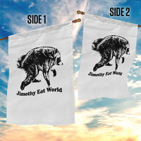 Jimothy Eat World Funny Viral Raccoon Seattle Trash Panda Garden Flag