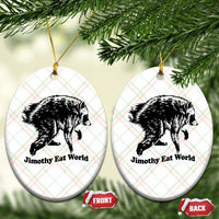 Jimothy Eat World Funny Viral Raccoon Seattle Trash Panda Ceramic Ornament