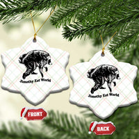 Jimothy Eat World Funny Viral Raccoon Seattle Trash Panda Ceramic Ornament