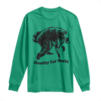 Jimothy Eat World Funny Viral Raccoon Seattle Trash Panda Long Sleeve Shirt