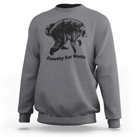 Jimothy Eat World Funny Viral Raccoon Seattle Trash Panda Sweatshirt