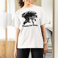 Jimothy Eat World Funny Viral Raccoon Seattle Trash Panda T Shirt For Women