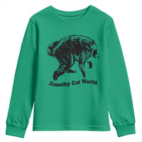 Jimothy Eat World Funny Viral Raccoon Seattle Trash Panda Youth Sweatshirt