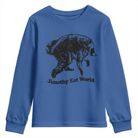 Jimothy Eat World Funny Viral Raccoon Seattle Trash Panda Youth Sweatshirt