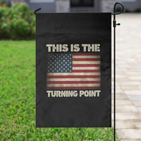 Retro This is The Turning Point Garden Flag Vintage USA Freedom Patriotic America Flag - Wonder Print Shop
