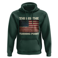 Retro This is The Turning Point Hoodie Vintage USA Freedom Patriotic America Flag - Wonder Print Shop