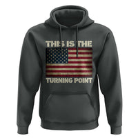 Retro This is The Turning Point Hoodie Vintage USA Freedom Patriotic America Flag - Wonder Print Shop
