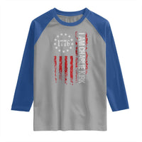 I Am Charlie Kirk Raglan Shirt Freedom Vintage Old American Flag Patriotic 1776 - Wonder Print Shop
