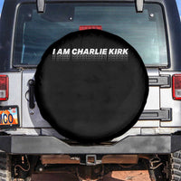 I Am Charlie Kirk Spare Tire Cover Freedom A True Patriot Patriotic USA - Wonder Print Shop