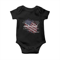 Charlie Kirk Memorial Baby Onesie Erika Kirk Quote Patriotism Faith Gods Merciful Love - Wonder Print Shop