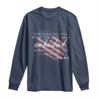 Charlie Kirk Memorial Long Sleeve Shirt Erika Kirk Quote Patriotism Faith Gods Merciful Love - Wonder Print Shop