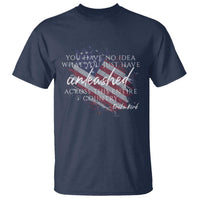 Charlie Kirk Memorial T Shirt Erika Kirk Quote Patriotism Faith Gods Merciful Love - Wonder Print Shop