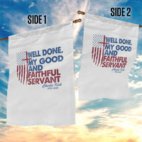 Charlie Kirk Garden Flag Fear Not Mens Christian Memorial Tribute Charlie Cross US Flag - Wonder Print Shop