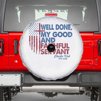 Charlie Kirk Spare Tire Cover Fear Not Mens Christian Memorial Tribute Charlie Cross US Flag - Wonder Print Shop