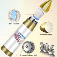 Charlie Kirk Bullet Tumbler Fear Not Mens Christian Memorial Tribute Charlie Cross US Flag - Wonder Print Shop